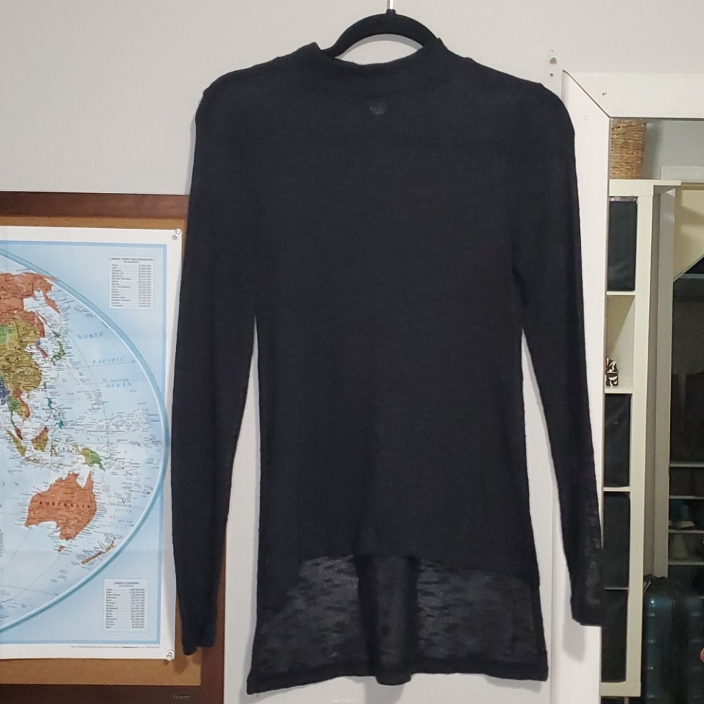 Black sheer top